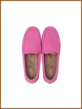 Women's Lightweight Knitted Mesh Loafers Casual Flat Slip-On Boat Shoes
